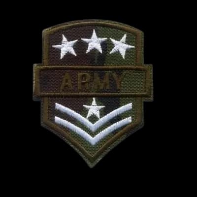 MILITARY PATCHES - Personalized with custom fonts.
