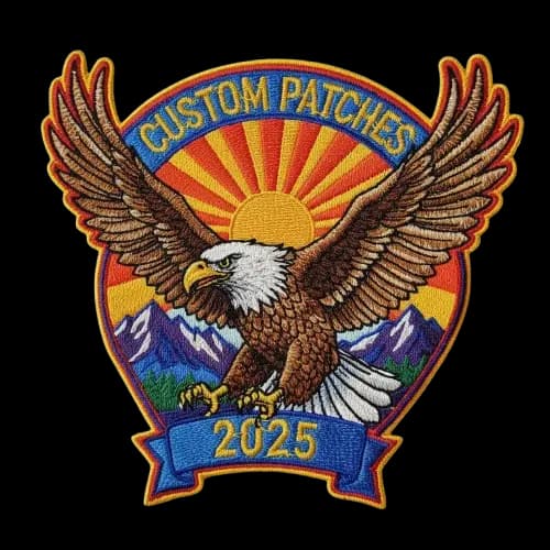 EMBROIDERED PATCHES - Classic look with premium stitching.